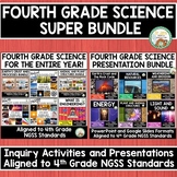 4th Grade Science Bundle:  Complete Curriculum (Aligned to NGSS)