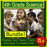 4th Grade Science Test Prep Bundle Spiral Review NGSS - Pr