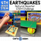 4th Grade Science Earthquakes Natural Disasters STEM Challenge