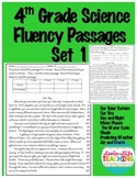 Fluency Passages 4th Grade Science Set 1- Solar System, We
