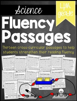 Preview of 4th Grade Science Fluency Passages