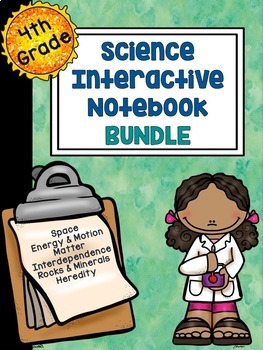 Preview of 4th Grade Science Interactive Notebook: BUNDLE