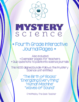 Preview of 4th Grade Science Journals - Mystery Science Bundle (Updated Aug, 2022)