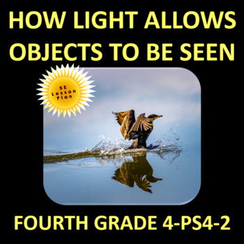 Preview of NGSS 4-PS4-2 5E Lesson Plan  How Light Waves Allows Objects to be Seen