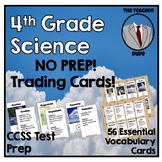 4th Grade Science Review- Vocabulary Trading Cards