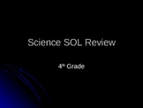 4th Grade Science SOL Review