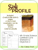 4th Grade Science Soil Profile Coloring and Labeling Pages