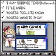 4th Grade Science TEKS I CAN Statements  New Streamlined TEKS  TpT