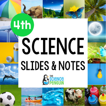 Preview of 4th Grade Science TEKS Slides & Notes Bundle | Google Slides