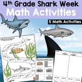 4th Grade Shark Week Math Activities