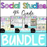 4th Grade - Social Studies BUNDLE - Whole Year Worksheets