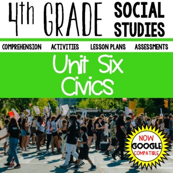Preview of 4th Grade Social Studies Curriculum Civics Google Slides