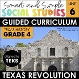 4th Grade Social Studies Curriculum - Texas Revolution Uni