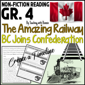 Preview of Canadian Pacific Railway & BC Joins Confederation / Gr. 4 NEW BC Curriculum