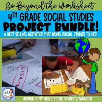 Preview of 4th Grade Social Studies Projects Bundle