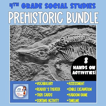Preview of 4th Grade Social Studies Prehistoric Bundle
