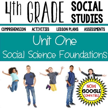 Preview of 4th Grade Social Studies Foundations Distance Learning Google Classroom