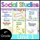 4th Grade - Social Studies - Unit 1 - TEXAS History, India