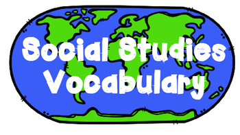 social studies vocabulary clip art