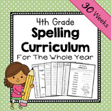 4th Grade Spelling Curriculum | Fourth Grade Year-Long Spe