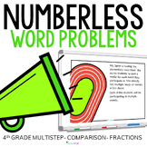 4th Grade Sports Numberless Word Problems | Multistep, Fra