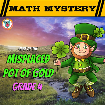 Preview of 4th Grade St Patrick's Day Math Activity -  St. Patrick's Day Math Mystery