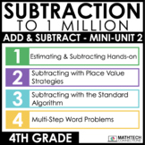 4th Grade Subtraction to 1 Million Guided Math Curriculum 