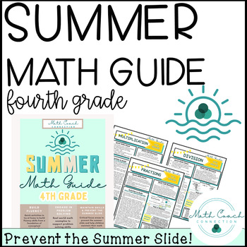 Preview of 4th Grade Summer Math Activity Guide