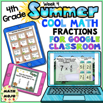 Preview of 4th Grade Summer Math Digital Review: Week 4