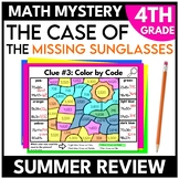 4th Grade Summer Math Mystery | Fourth Grade Math Worksheets