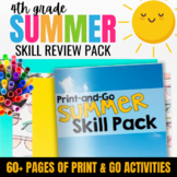 4th Grade Summer Packet: End of Year Review Activities & P