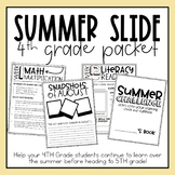 4th Grade Summer Slide Packet