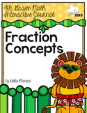4th Grade TEKS Equivalent Fraction Concepts Interactive Journal