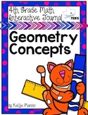 4th Grade TEKS Geometry Concepts Interactive Journal