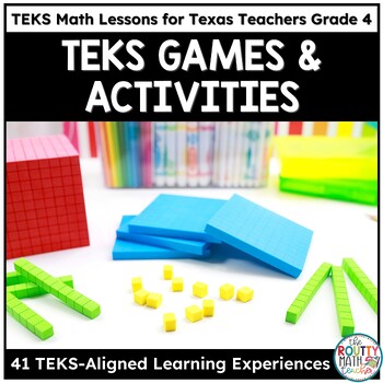 4th Grade Math Activities | TEKS Math Bundle by The Routty Math Teacher
