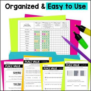 Printable Place Value Chart & Games