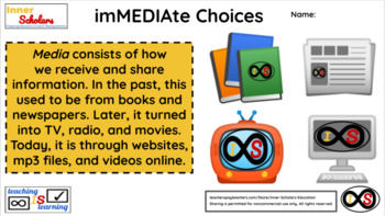 Preview of 4th Grade ELA Technology Activities - Lesson 8: Media Balance