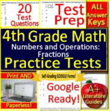4th Grade Math Numbers and Operations Fractions - Printabl