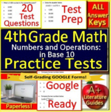 4th Grade Math Numbers & Operations in Base 10 - Printable