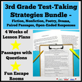 3rd Grade Test Prep Strategies Reading Practice Bundle