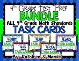 4th Grade Test Prep Task Card BUNDLE ~ 4.NBT ~ 4.OA ~ 4.NF
