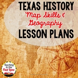 4th Grade Texas History: Map Skills and Geography Lesson P