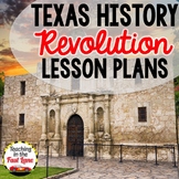 4th Grade Texas History: Texas Revolution Lesson Plans Freebie