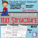 4th Grade Text Structure Assessment