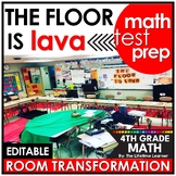 4th Grade The Floor is Lava | Fourth Grade Math Test Prep 