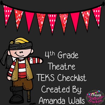 Preview of 4th Grade Theatre TEKS Checklist