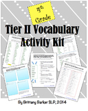 4th Grade Tier 2 Vocabulary Activity Kit