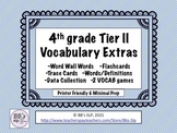 4th Grade Tier 2 Vocabulary Extras