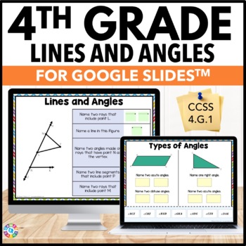 Preview of Parallel & Perpendicular Types of Lines Rays Segments & Angles Worksheets 4th