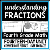 4th Grade Fractions Review Unit, Practice Packets, Math In